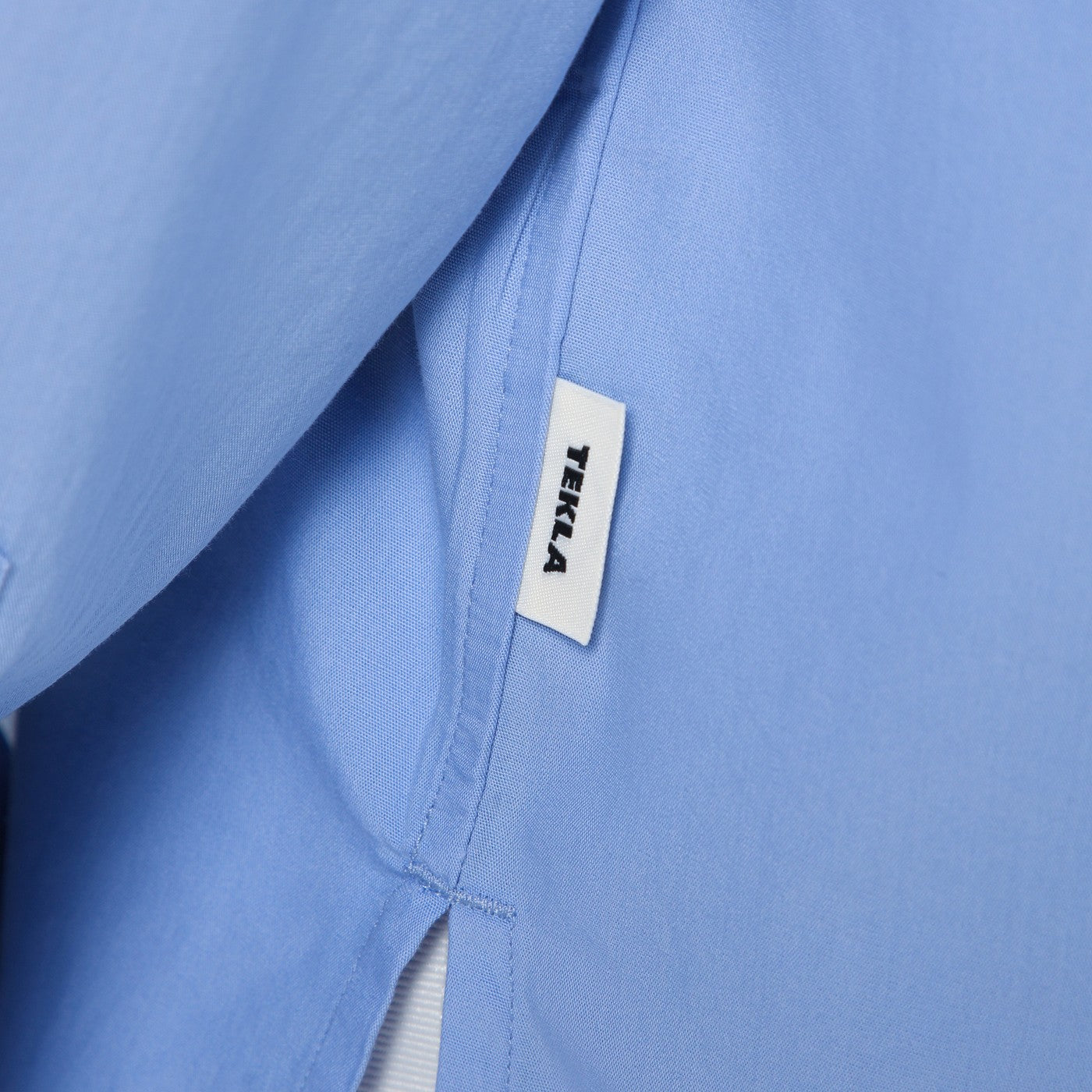Tekla Cornflower Blue Pyjama Shirt Men Tekla