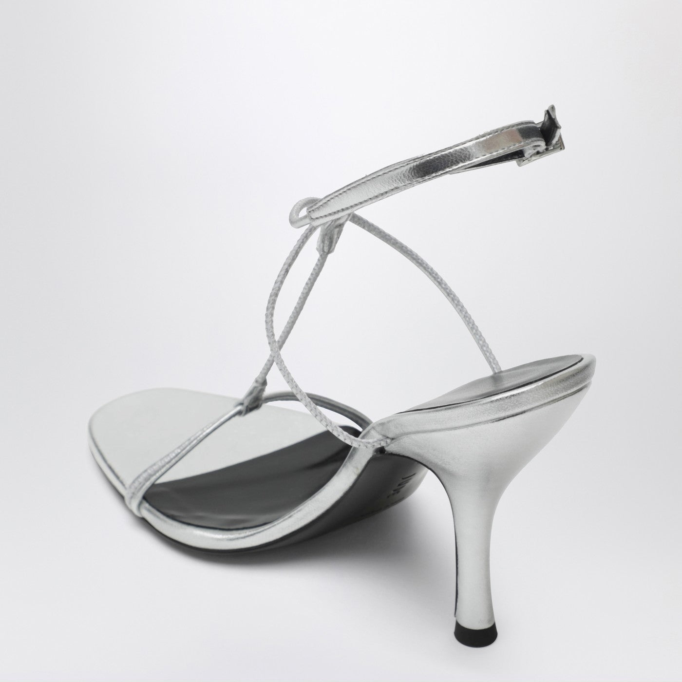 Jude Mixer Sandal In Silver Leather Women Jude