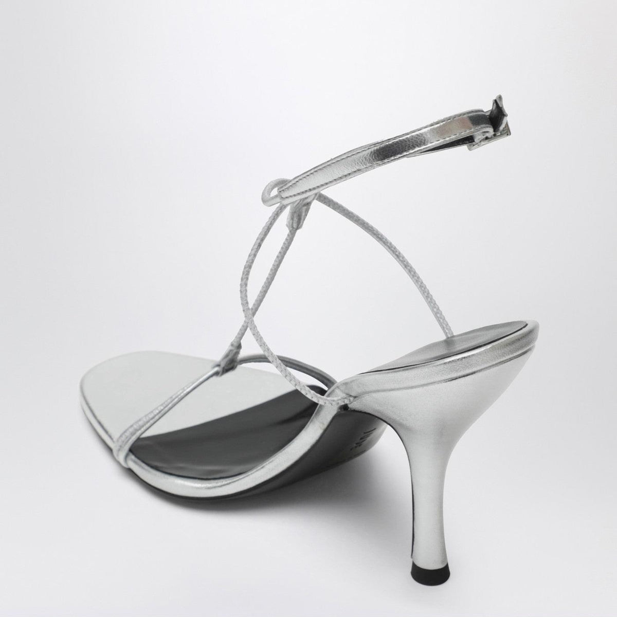 Jude Mixer Sandal In Silver Leather Women Jude