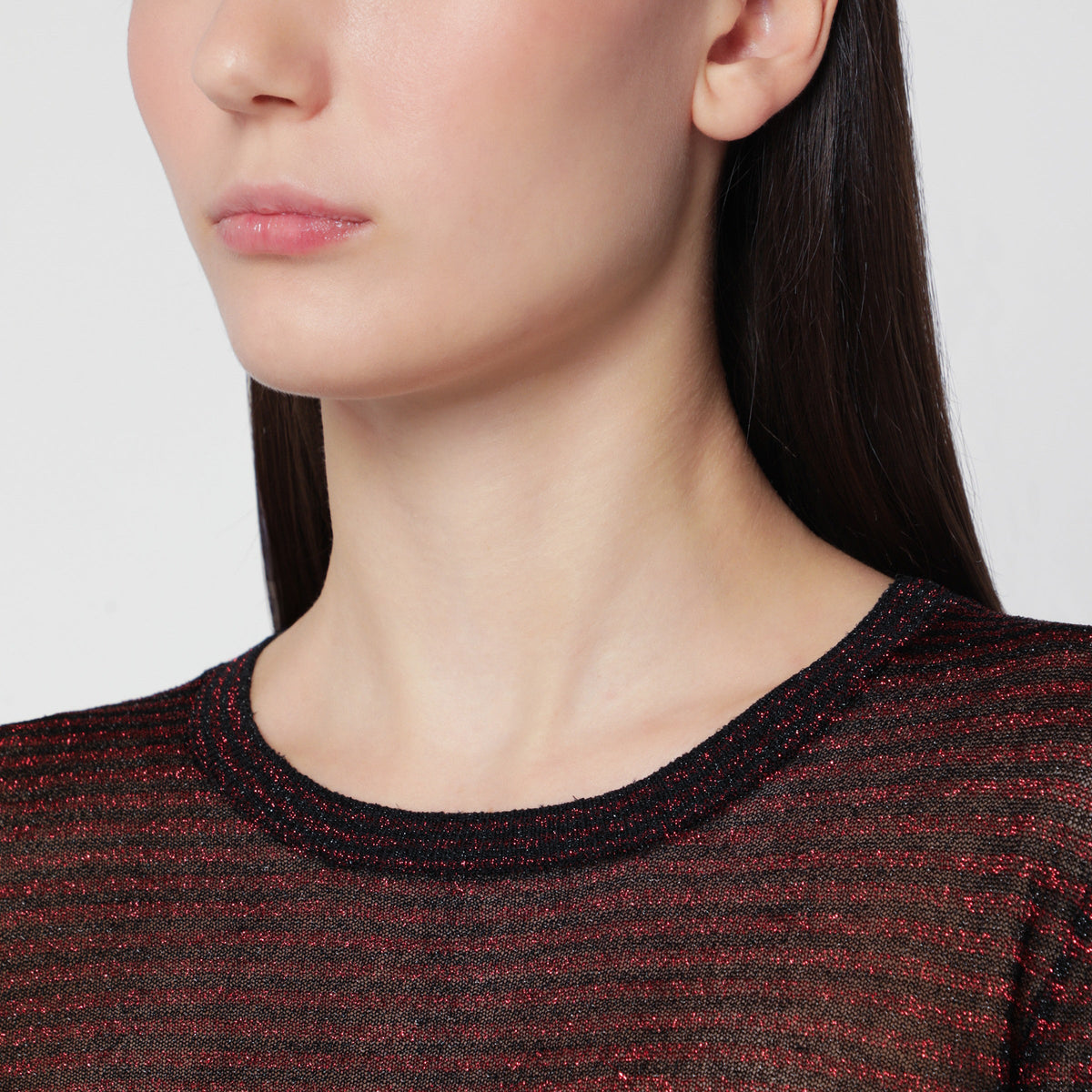 Isabel Marant Cenaya Black And Red Cupro Sweater Women ISABEL MARANT