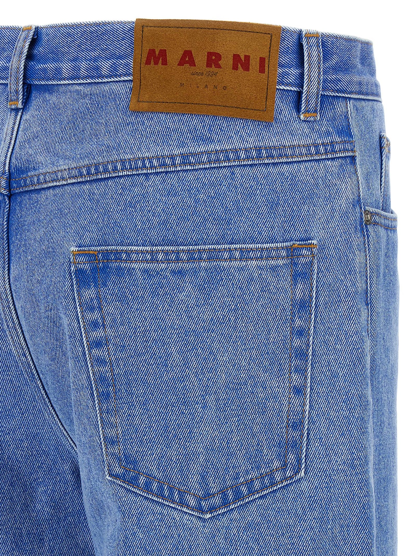 Marni Men 'Bleached Coated' Jeans MARNI