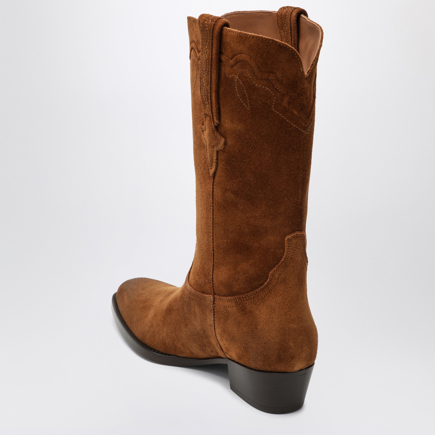 Paris Texas Hilda Boots In Cognac Suede Women PARIS TEXAS
