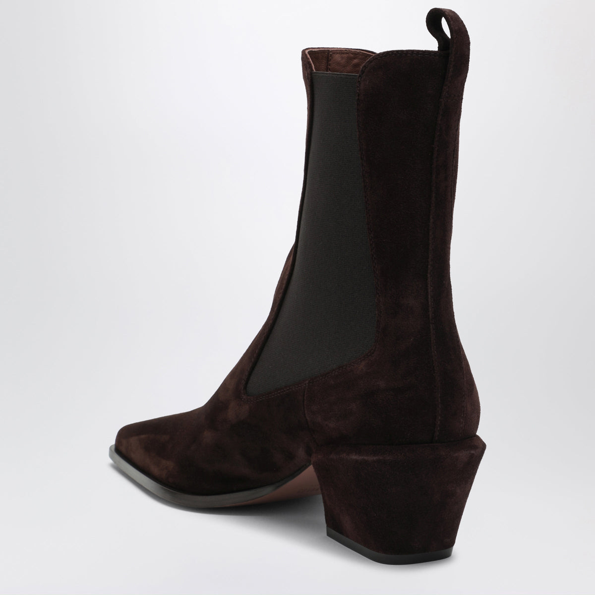 Paris Texas Bettina Suede Boots In Chocolate Brown Women PARIS TEXAS