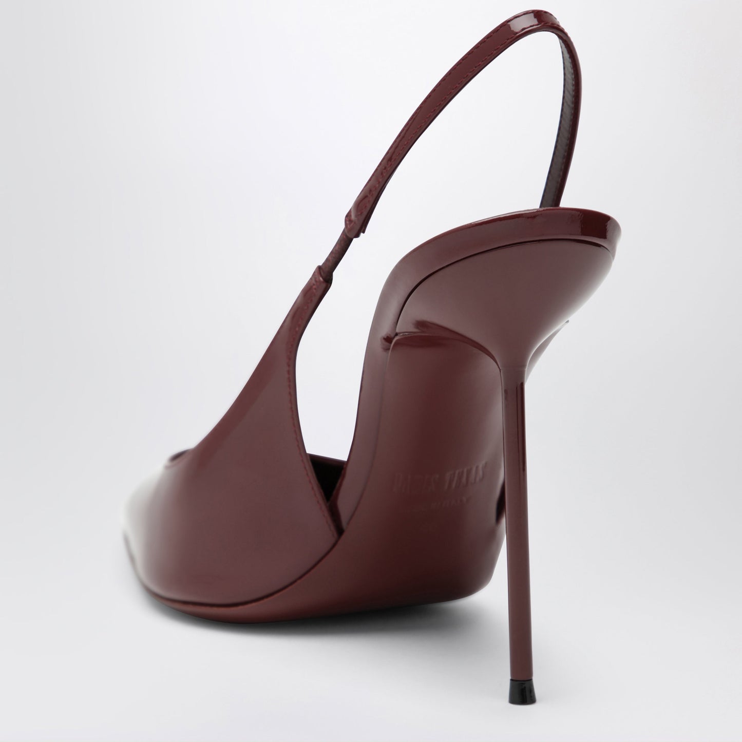 Paris Texas Lidia Slingback Pumps In Cherry Patent Leather Women PARIS TEXAS