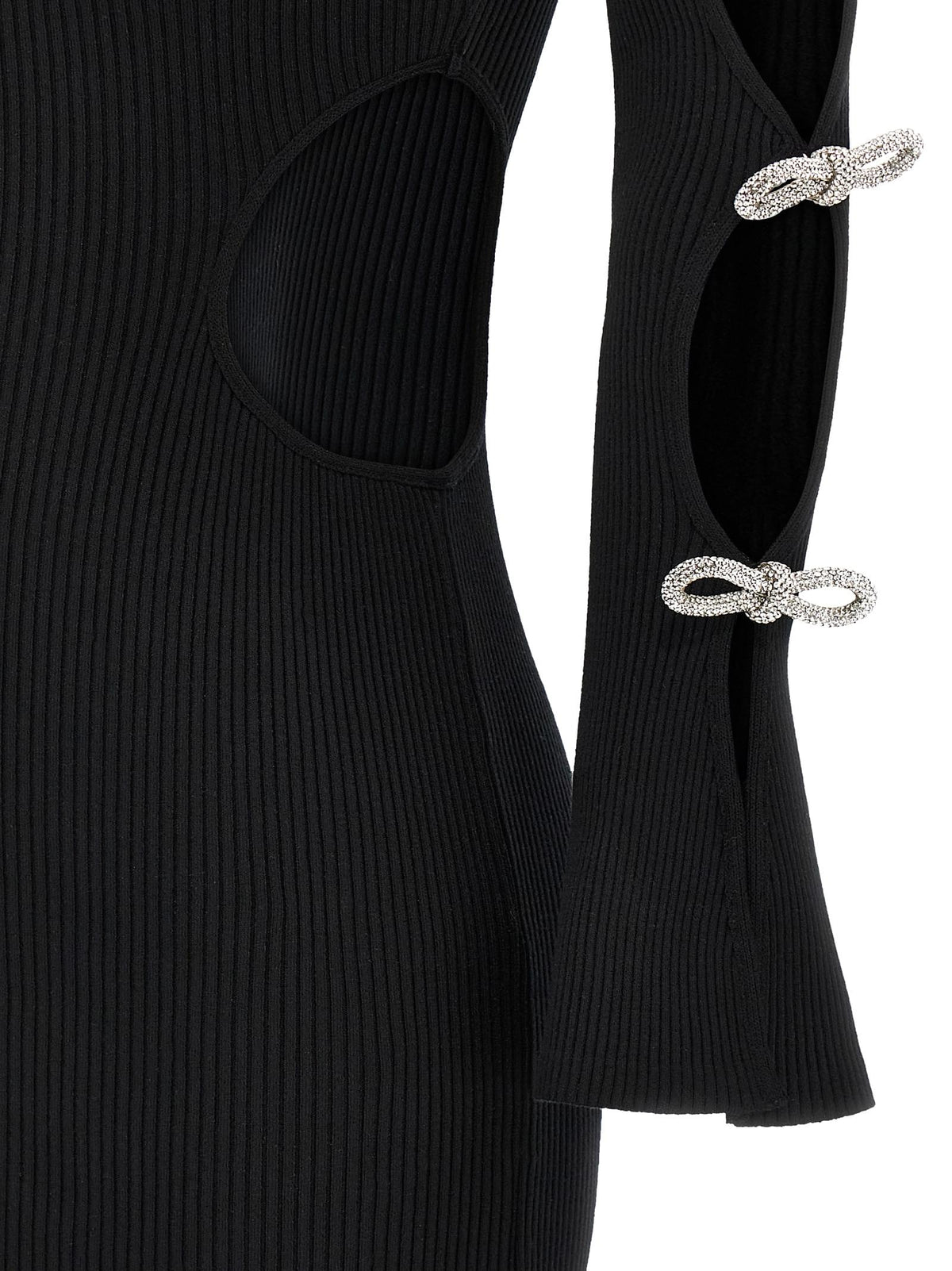 Mach & Mach Women 'Cut-Out Crystal Bow' Dress MACH & MACH