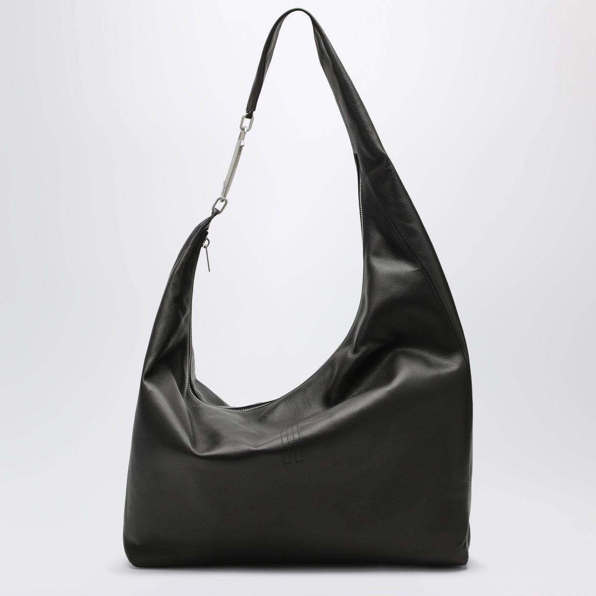 Rick Owens Gemini Bag In Black Grained Calf Leather Men RICK OWENS