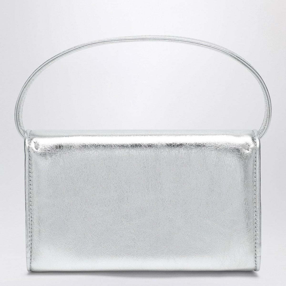 Roger Vivier Silver Leather Micro Pilgrim Bag Women ROGER VIVIER