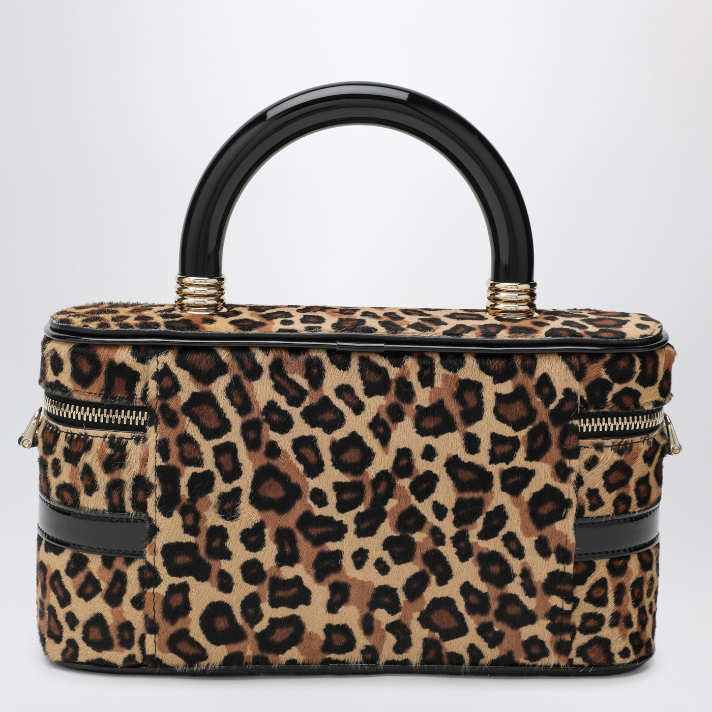 Roger Vivier Belle Vivier Vanity Bag Leopard Print Pony Skin Women ROGER VIVIER