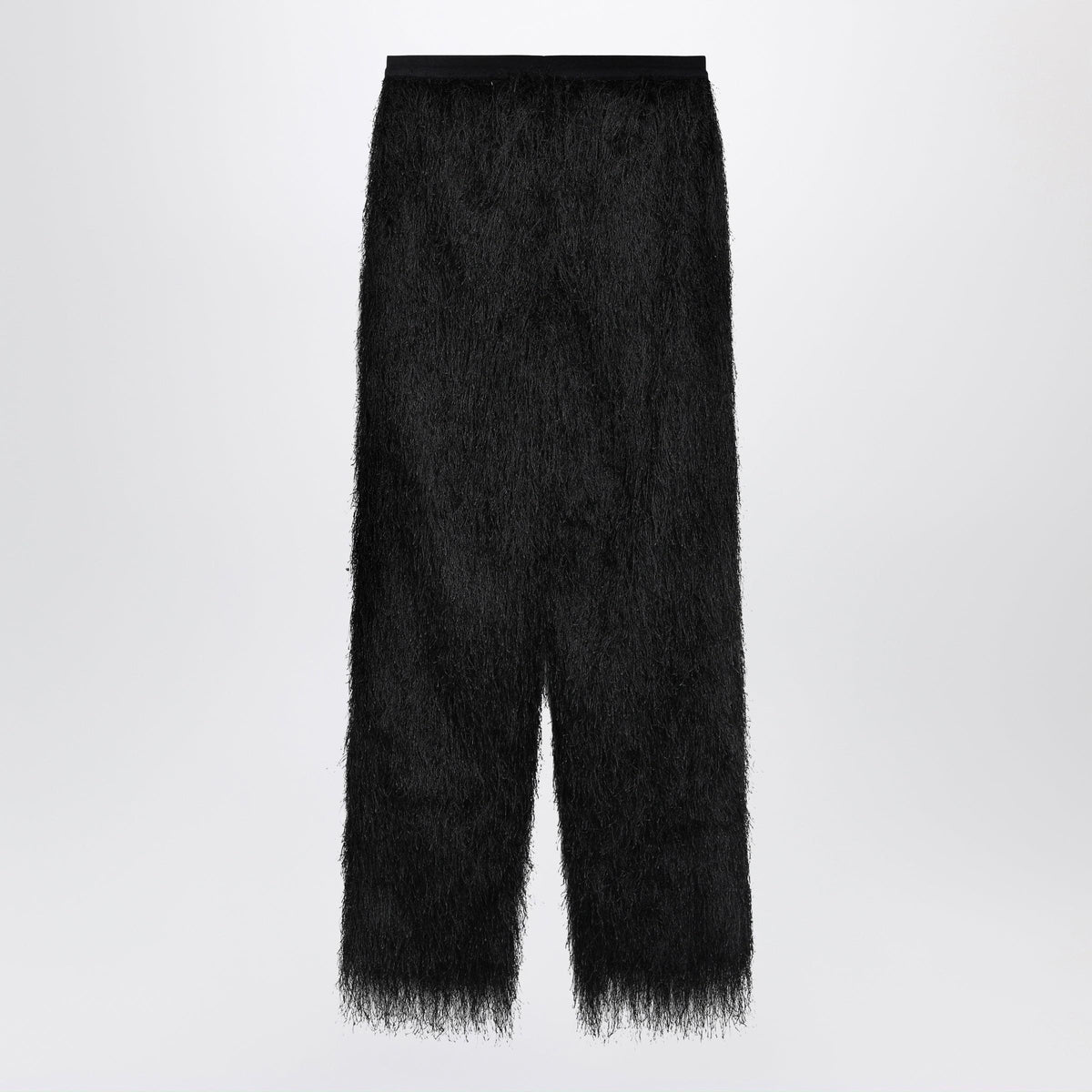 Loulou De Saison Black Reed Fringed Trousers Women LouLou De Saison