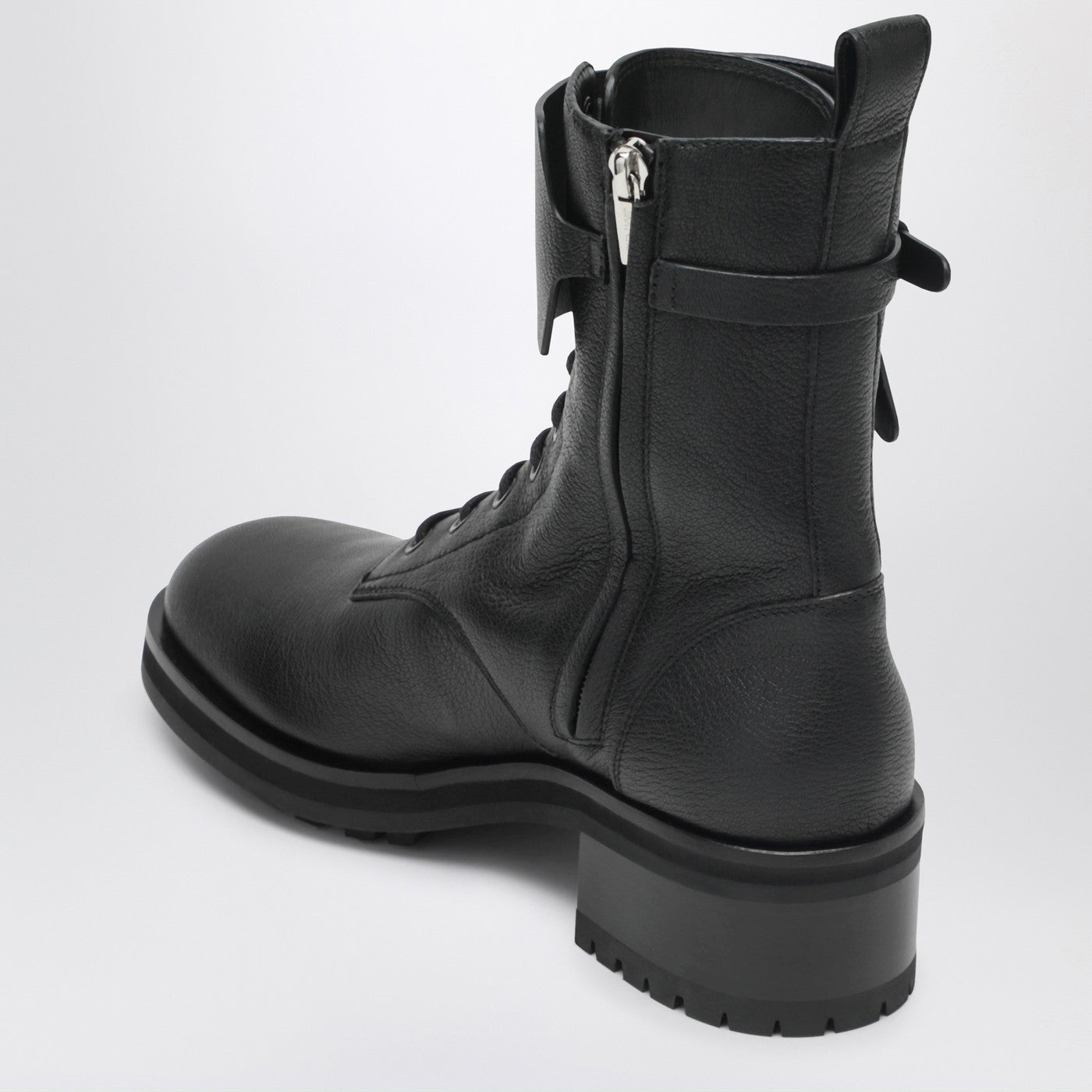 Jimmy Choo Rosabel Flat Black Leather Ankle Boots Women JIMMY CHOO