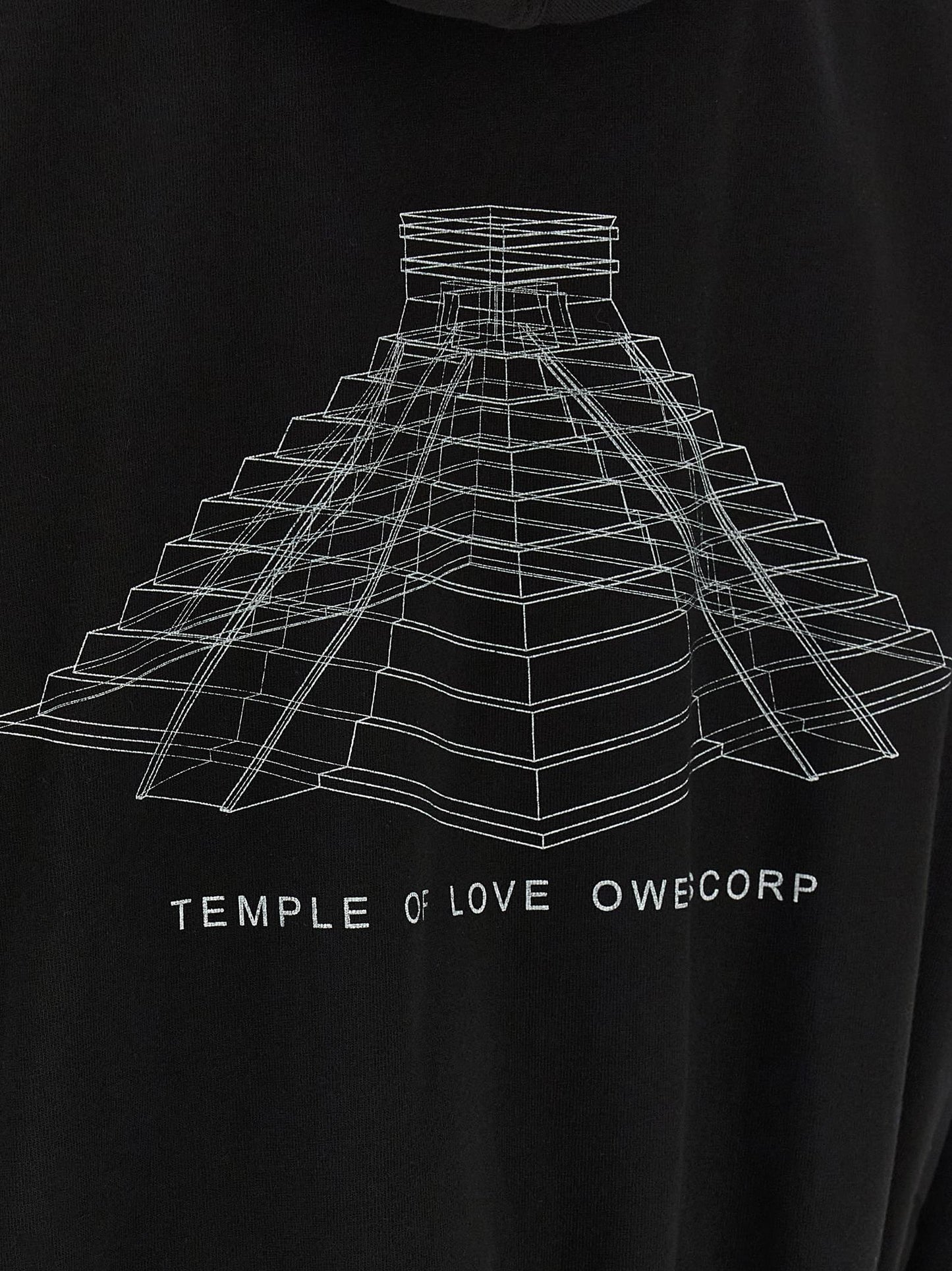 Rick Owens Men 'Temple Of Love Owenscorptemp' Hoodie RICK OWENS