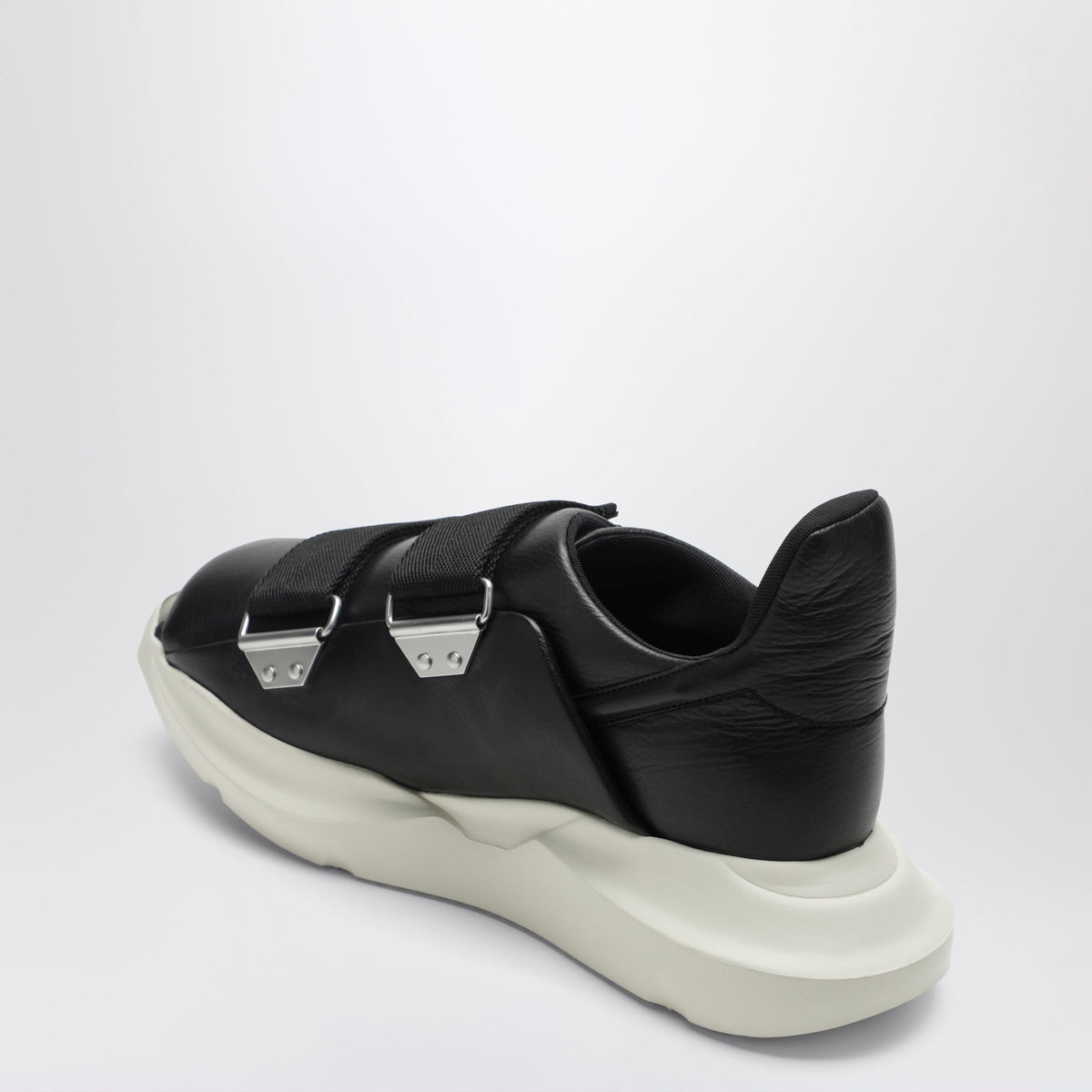 Rick Owens Temple Burrito Geth Sneakers In Black Leather Men RICK OWENS