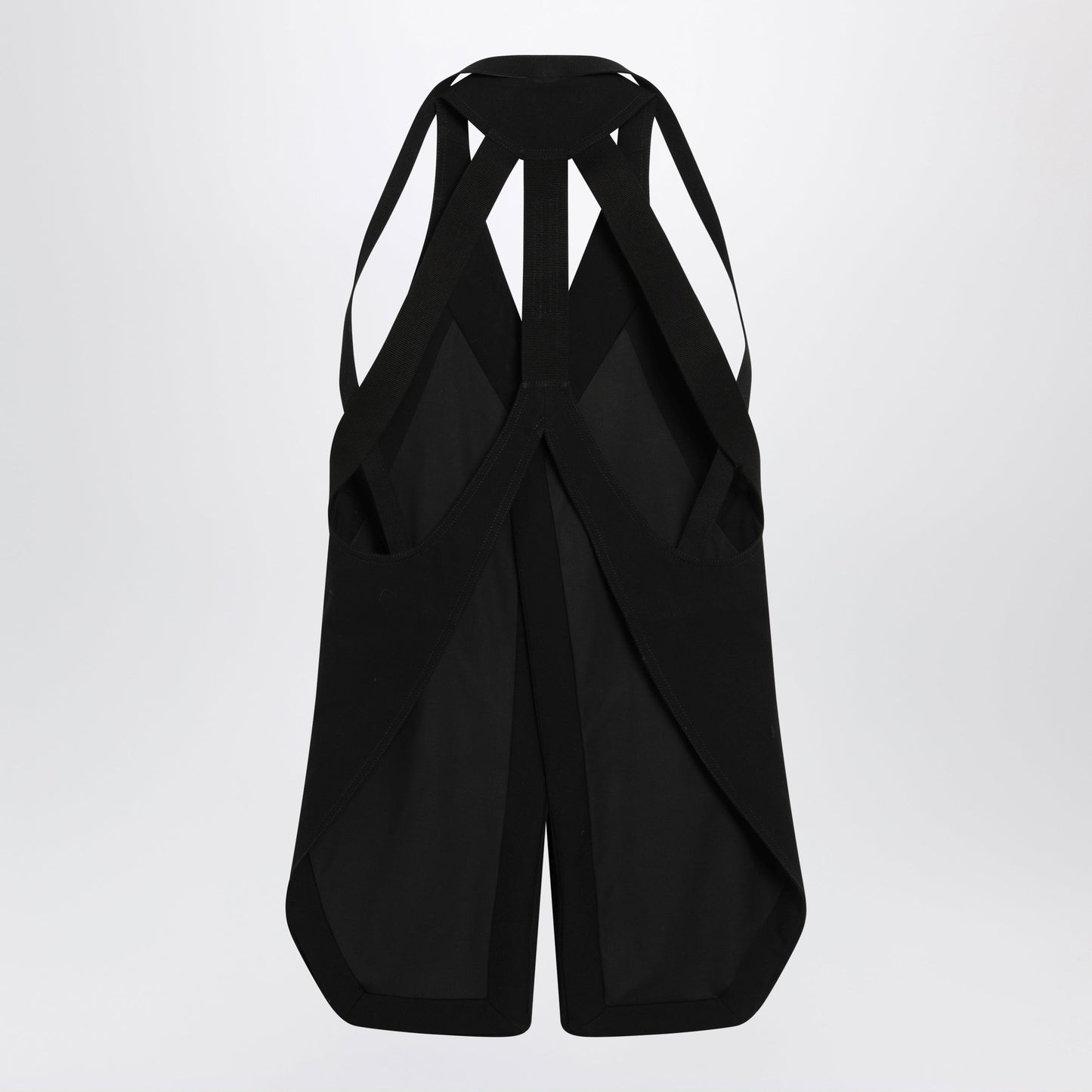 Rick Owens Black Temple Waistcoat Men RICK OWENS