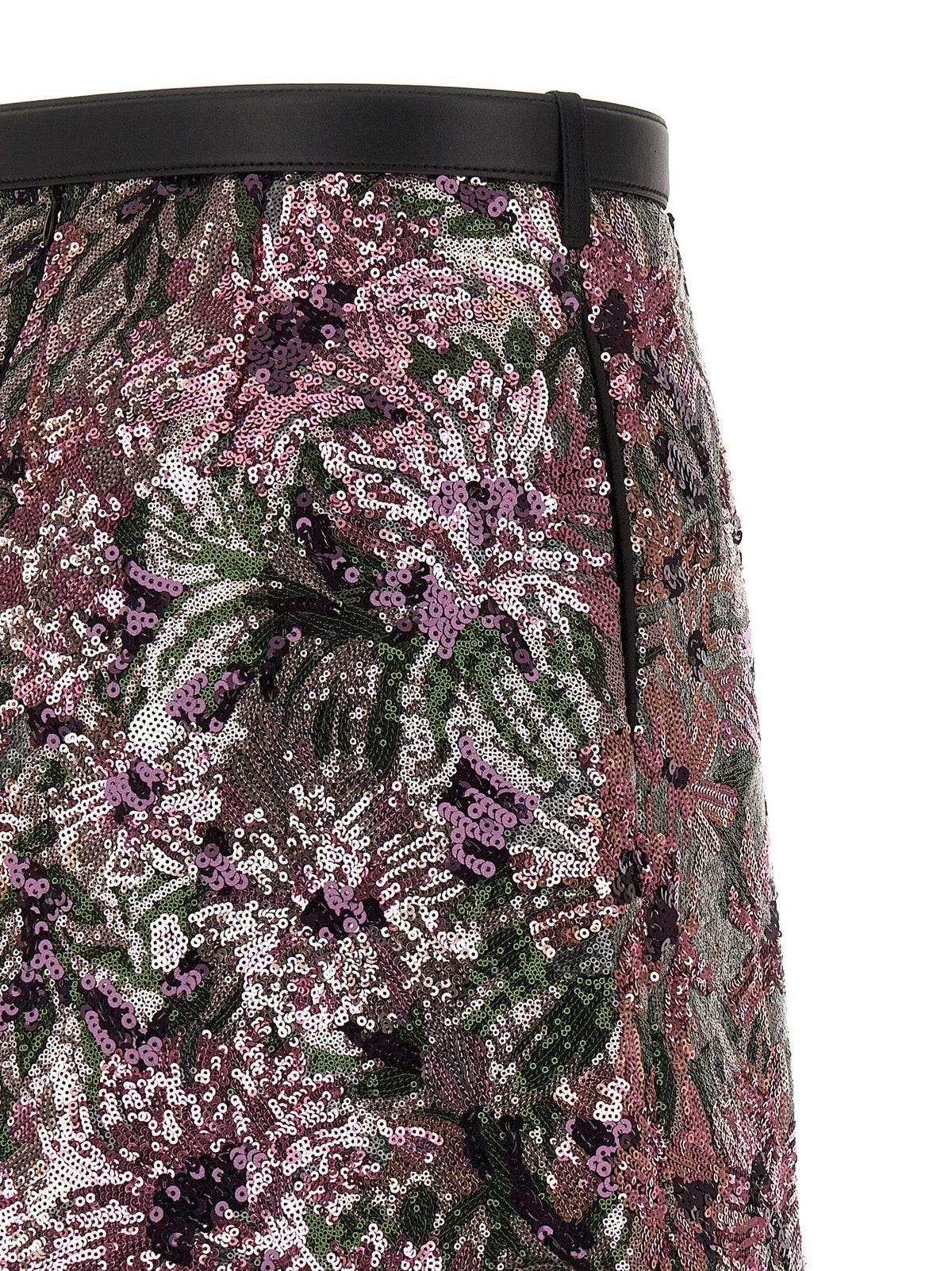 Self Portrait Women 'Floral Sequin Mini' Skirt SELF-PORTRAIT