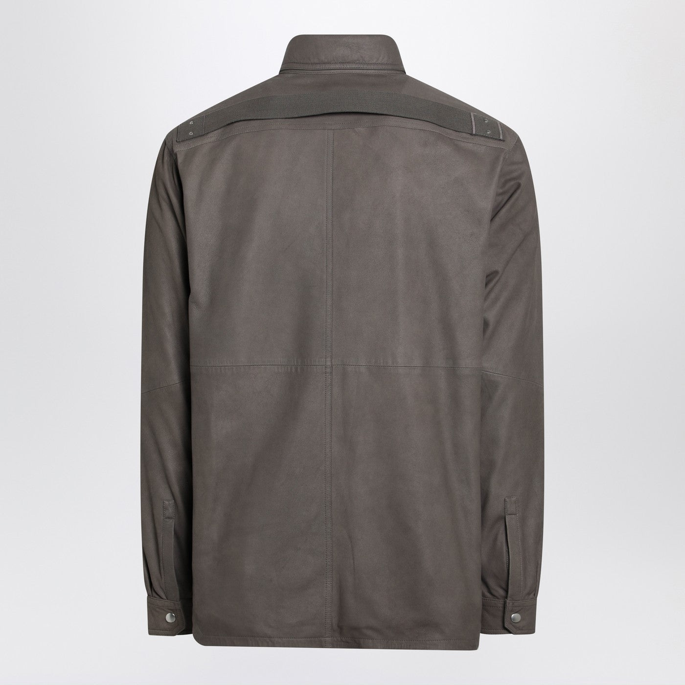 Rick Owens Mud-Colored Cotton-Blend Shirt Men RICK OWENS