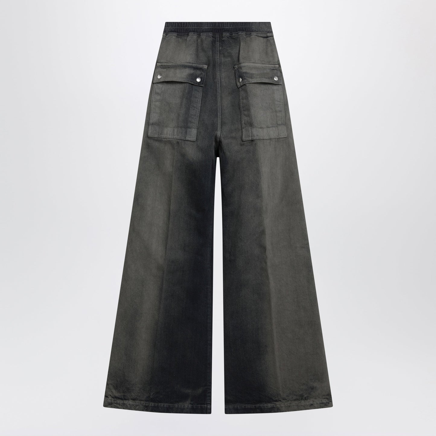 Rick Owens Wide-Leg Pants In Grey Degrade Denim Men RICK OWENS