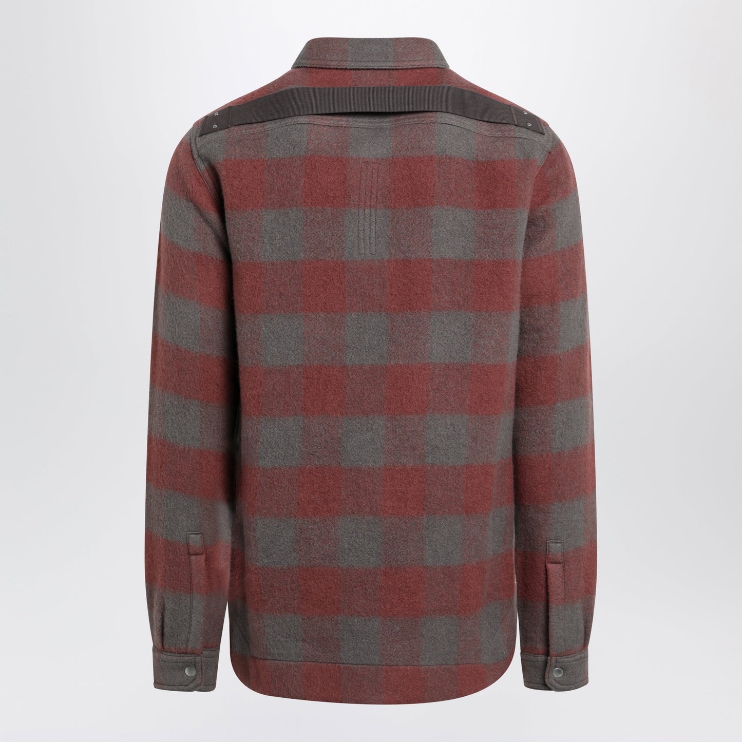 Rick Owens Plaid Wool Shirt-Jacket Men RICK OWENS