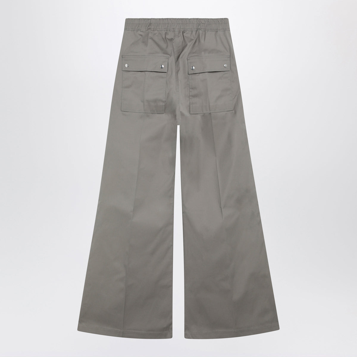Rick Owens Dark Pearl-Coloured Cotton Trousers Men RICK OWENS