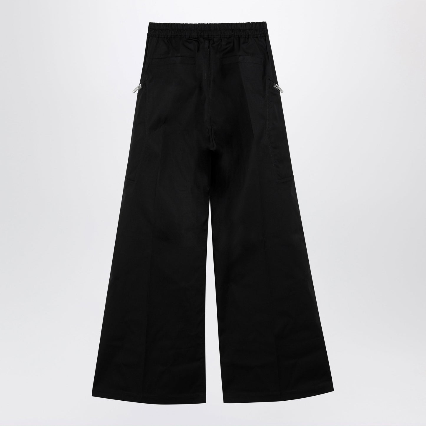 Rick Owens Black Cotton Trousers Men RICK OWENS