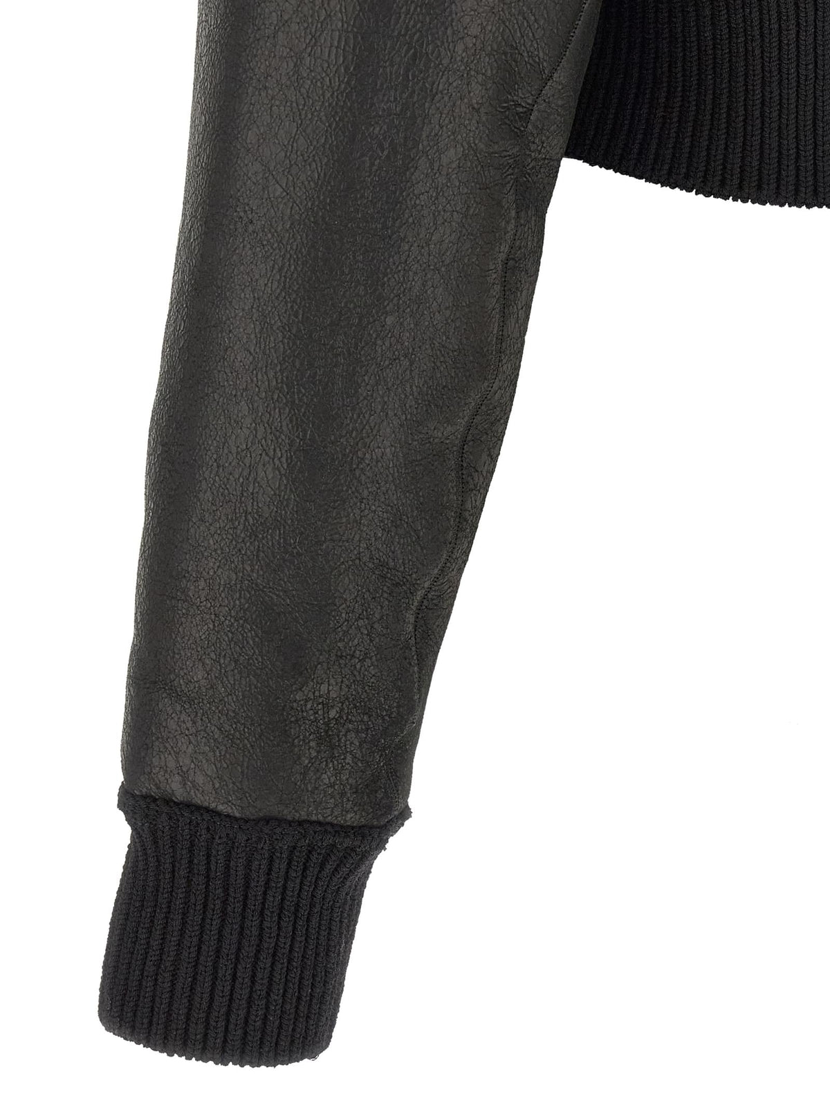 Rick Owens Men 'Flight Jkt Cropped' Bomber Jacket RICK OWENS