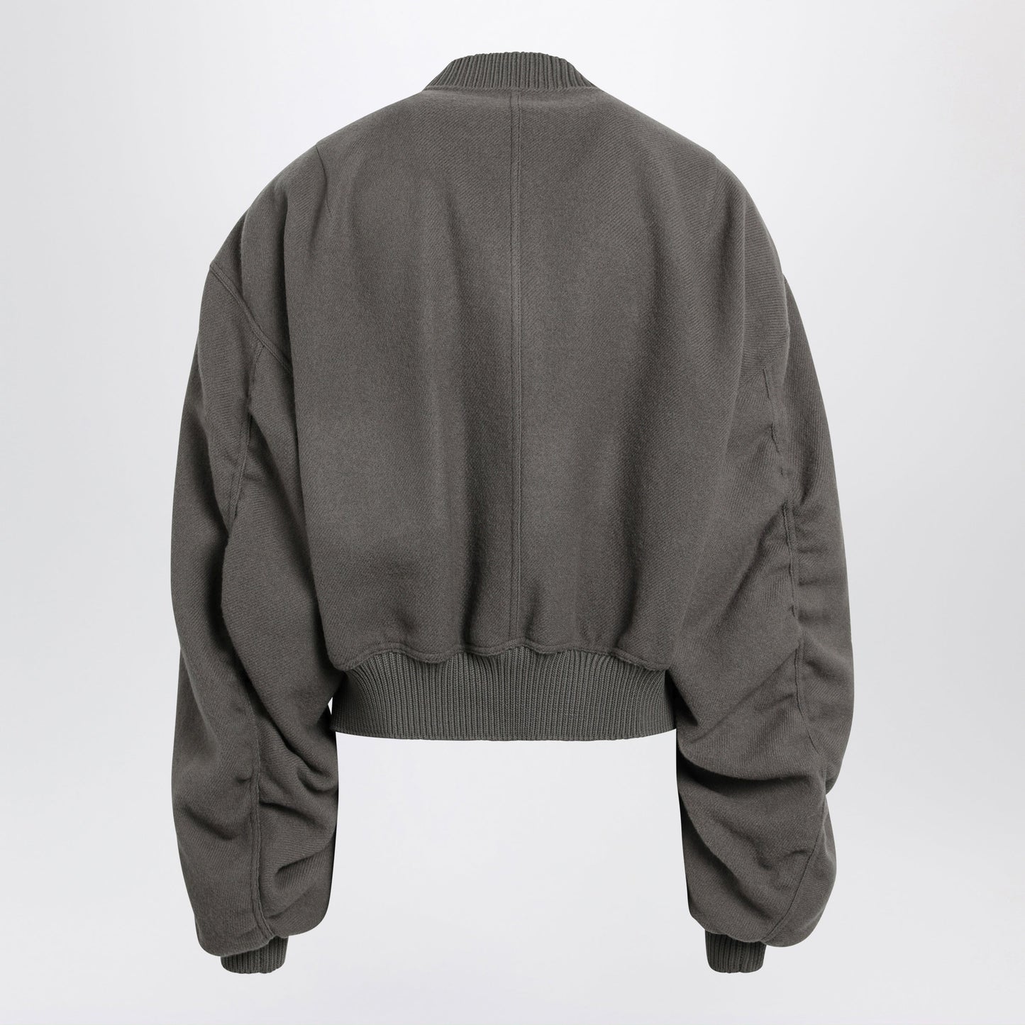 Rick Owens Taupe Tower Secchia Flight Jacket In Wool Men RICK OWENS