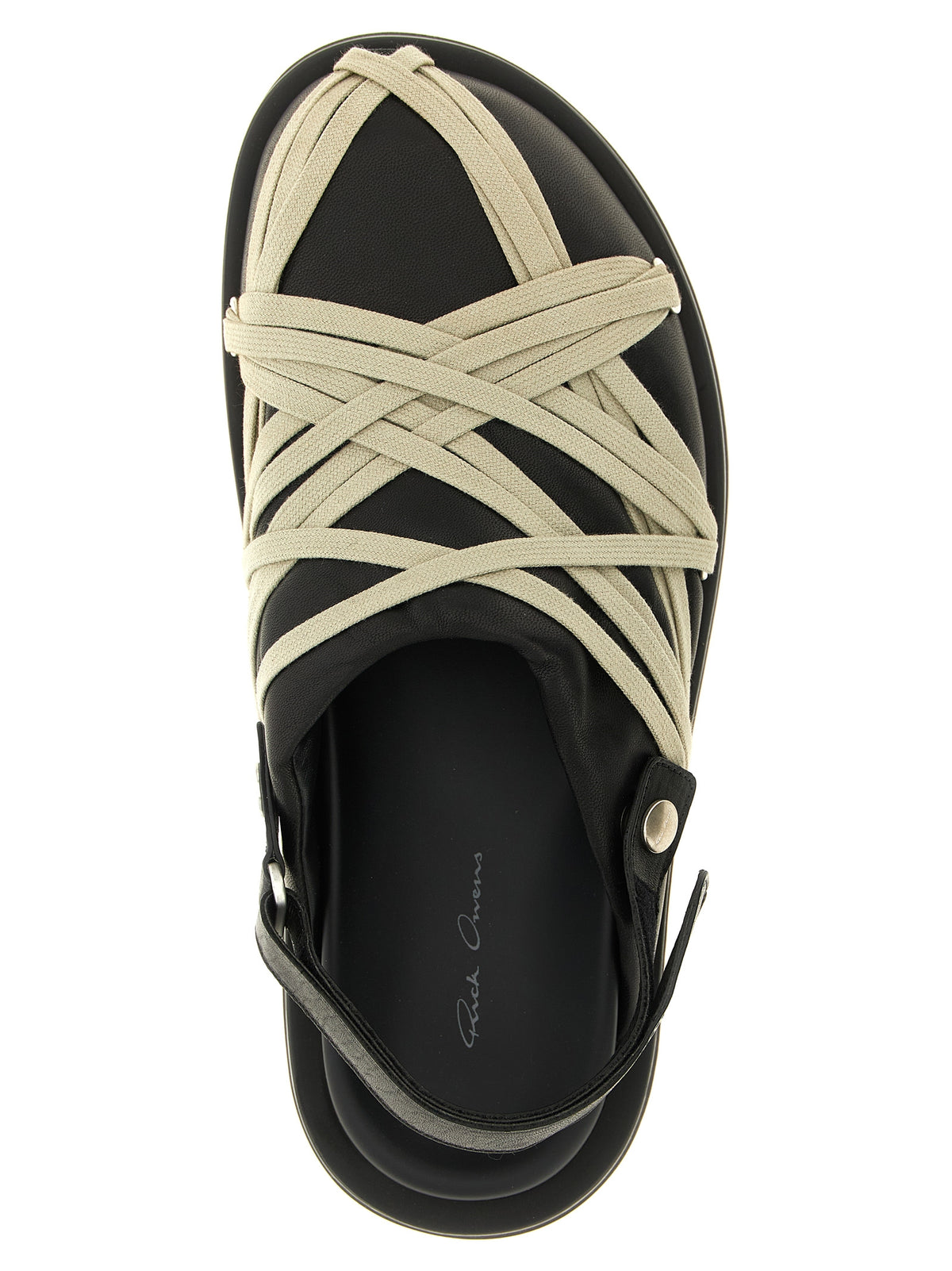 Rick Owens Men 'Padded Megalace Platform' Sabots RICK OWENS