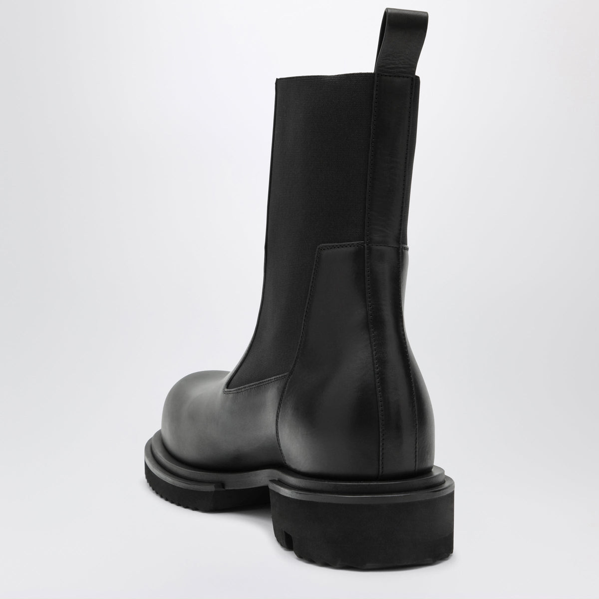 Rick Owens Tower Beatle Gabe Boots In Black Leather Men RICK OWENS
