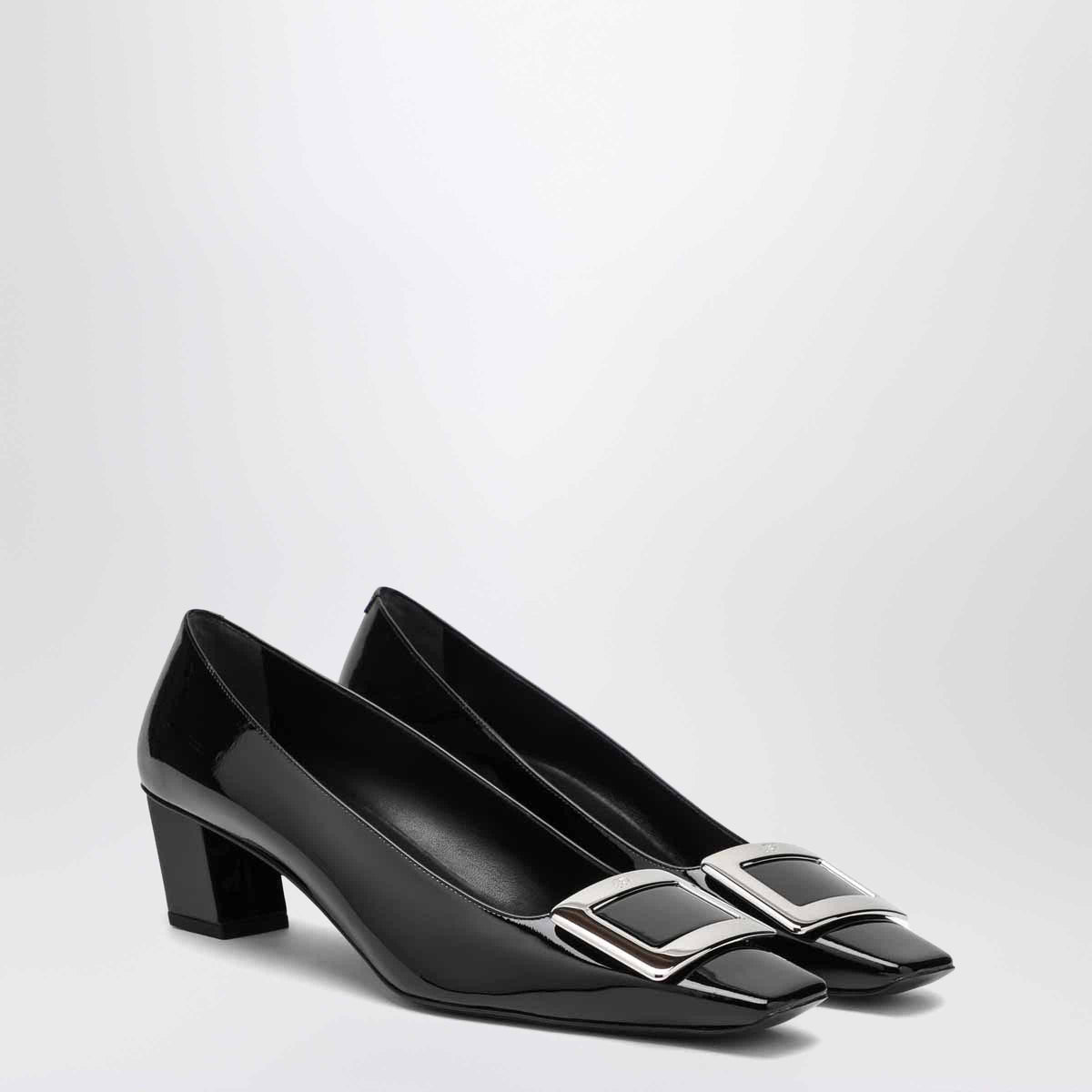 Roger Vivier Belle Vivier Patent Leather Black Decolletes Women ROGER VIVIER
