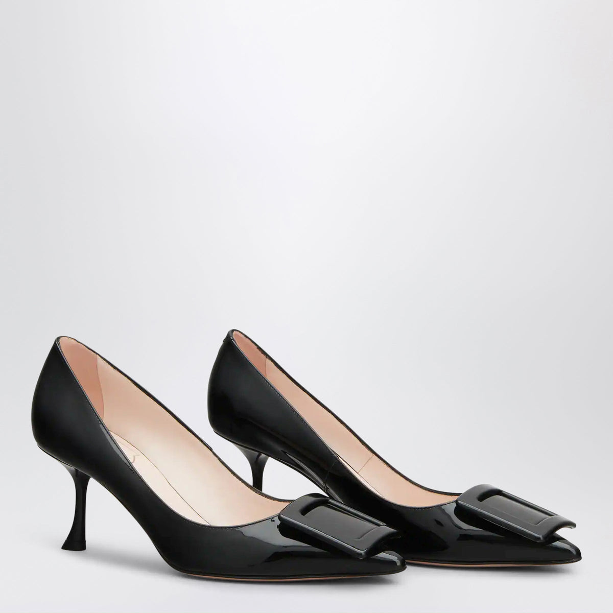 Roger Vivier Viv' In The City Pumps In Black Patent Leather Women ROGER VIVIER