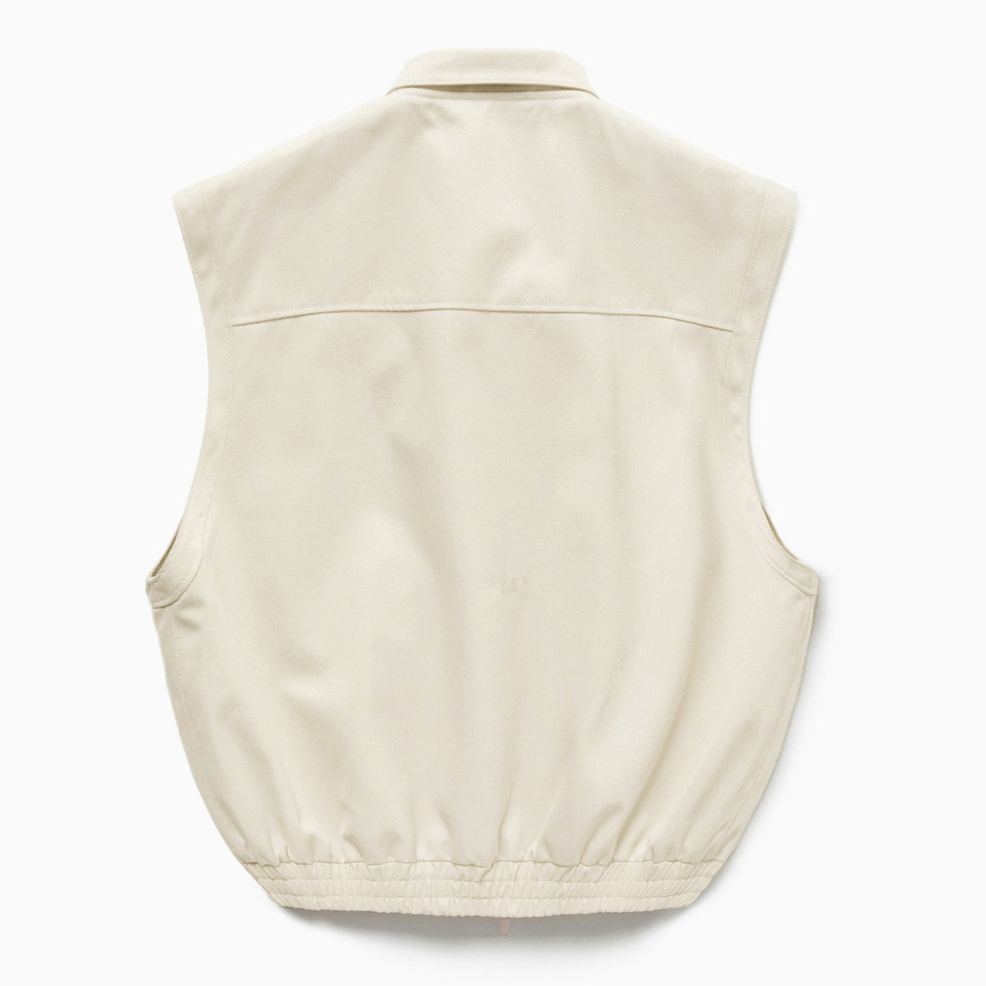 1989 Studio Light Cream Gabardine Zip Up Vest Women 1989 STUDIO