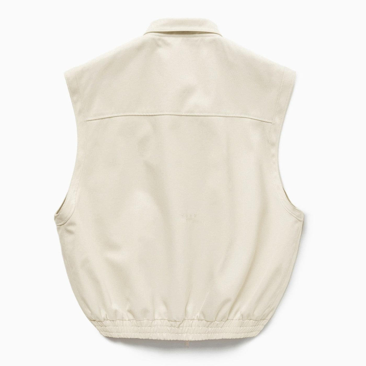 1989 Studio Light Cream Gabardine Zip Up Vest Women 1989 STUDIO