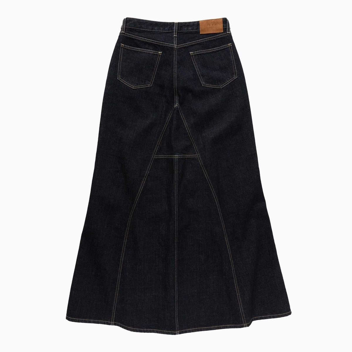 1989 Studio Long Denim Skirt Dark Blue Women 1989 STUDIO