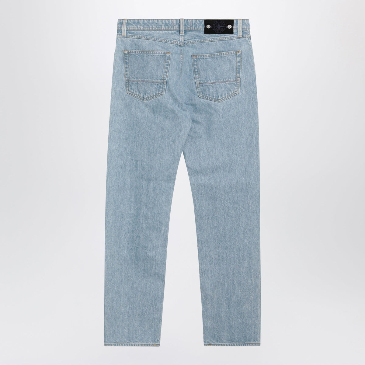 Stone Island Light Blue Denim Jeans Men STONE ISLAND
