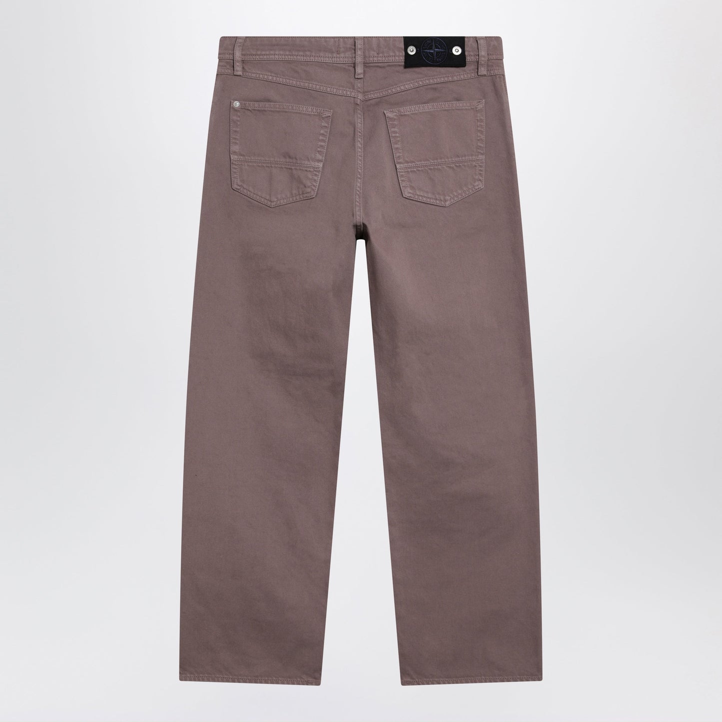 Stone Island Purple/Grey Cotton Trousers Men STONE ISLAND