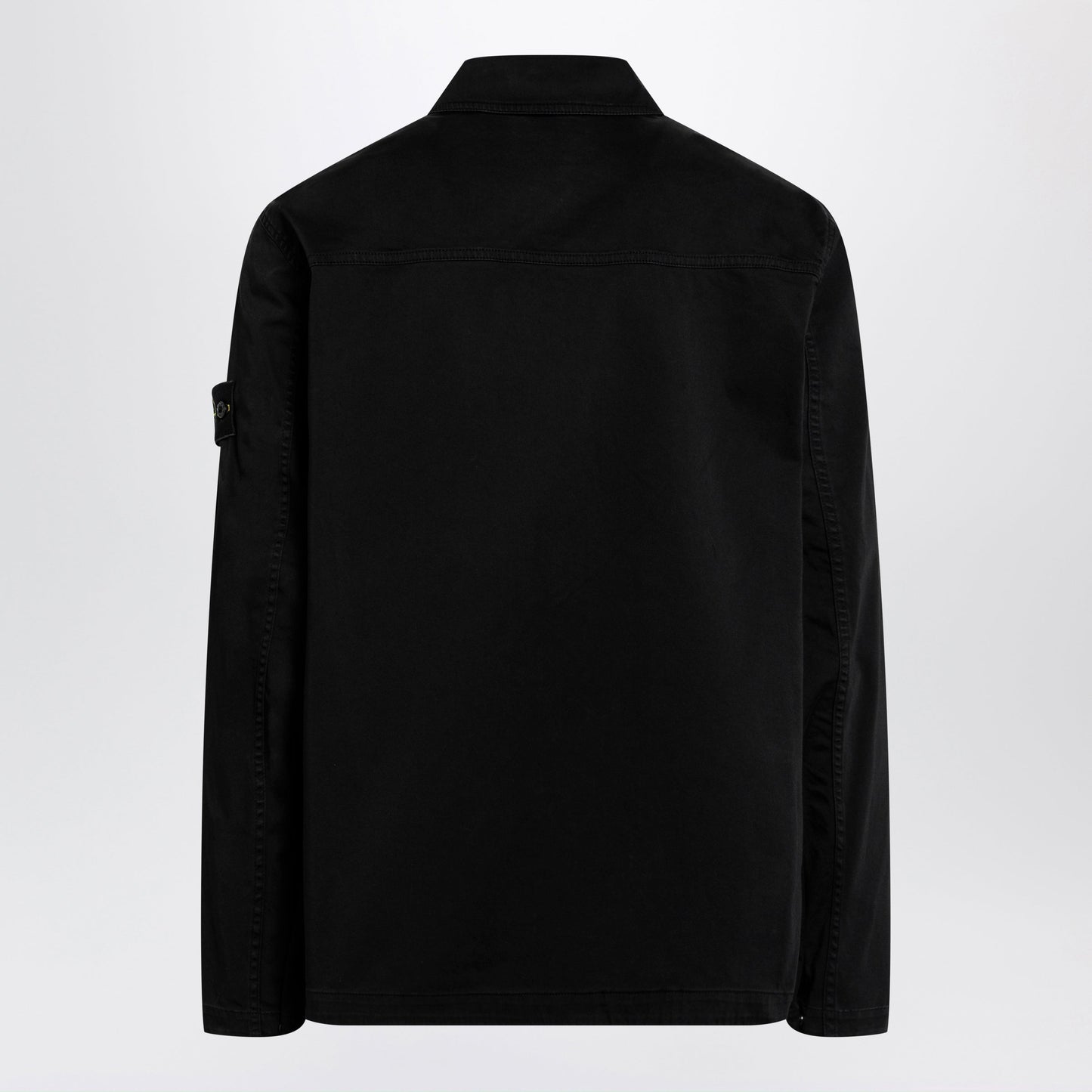 Stone Island Blue Cotton Zip-Up Jacket Men STONE ISLAND