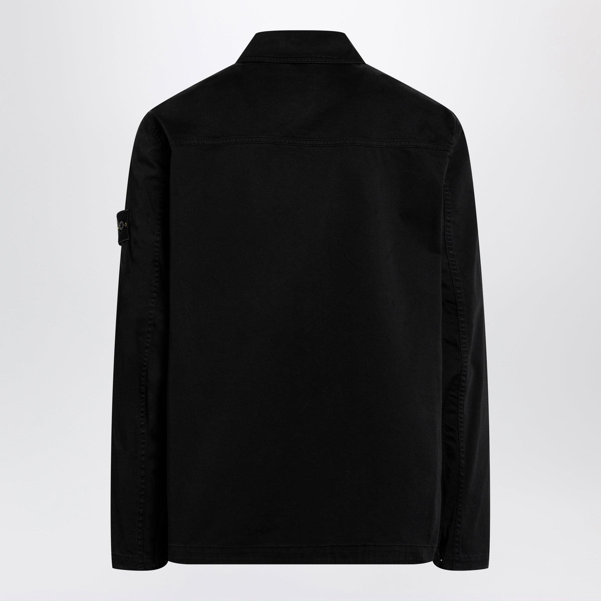 Stone Island Blue Cotton Zip-Up Jacket Men STONE ISLAND