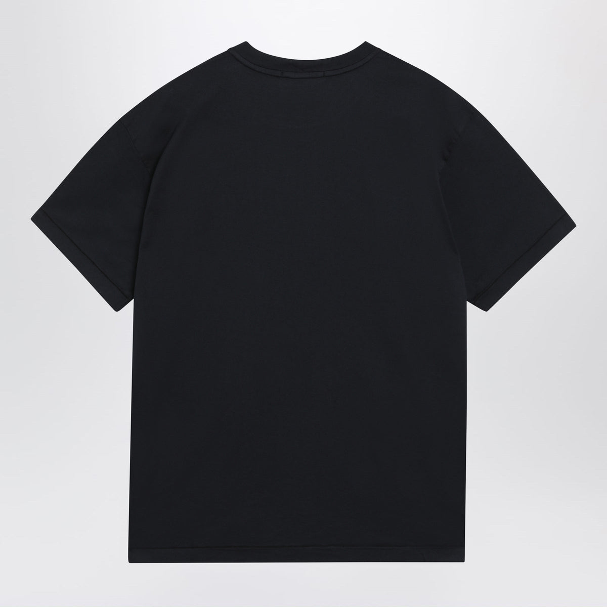 Stone Island Navy Blue Cotton T-Shirt With Slim Fit Men STONE ISLAND