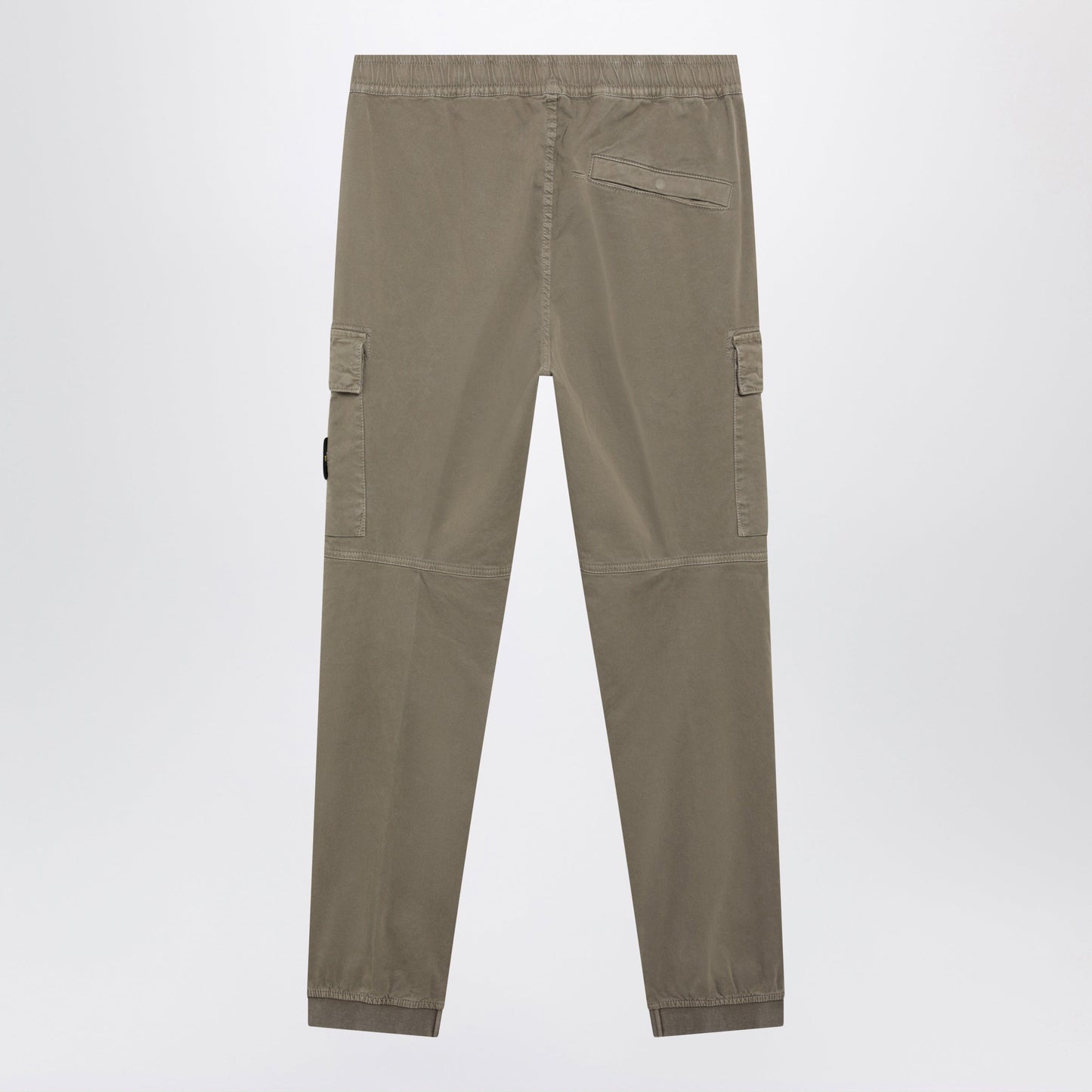Stone Island Military Green Cotton Trousers Men STONE ISLAND