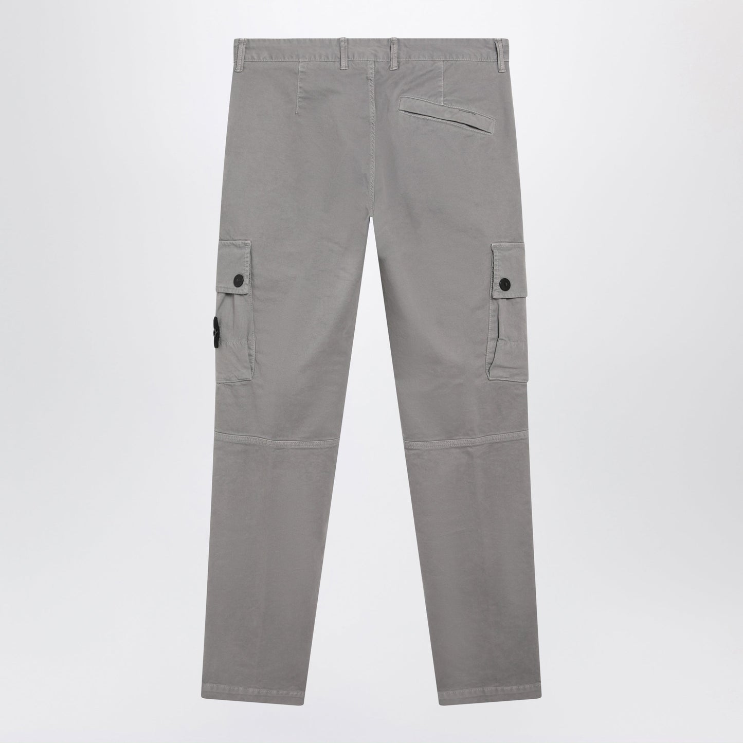 Stone Island Grey Cotton Cargo Trousers Men STONE ISLAND
