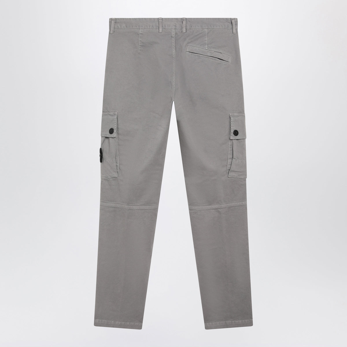 Stone Island Grey Cotton Cargo Trousers Men STONE ISLAND