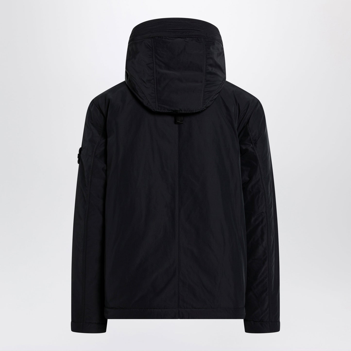 Stone Island Black Padded Zip-Up Jacket Men STONE ISLAND