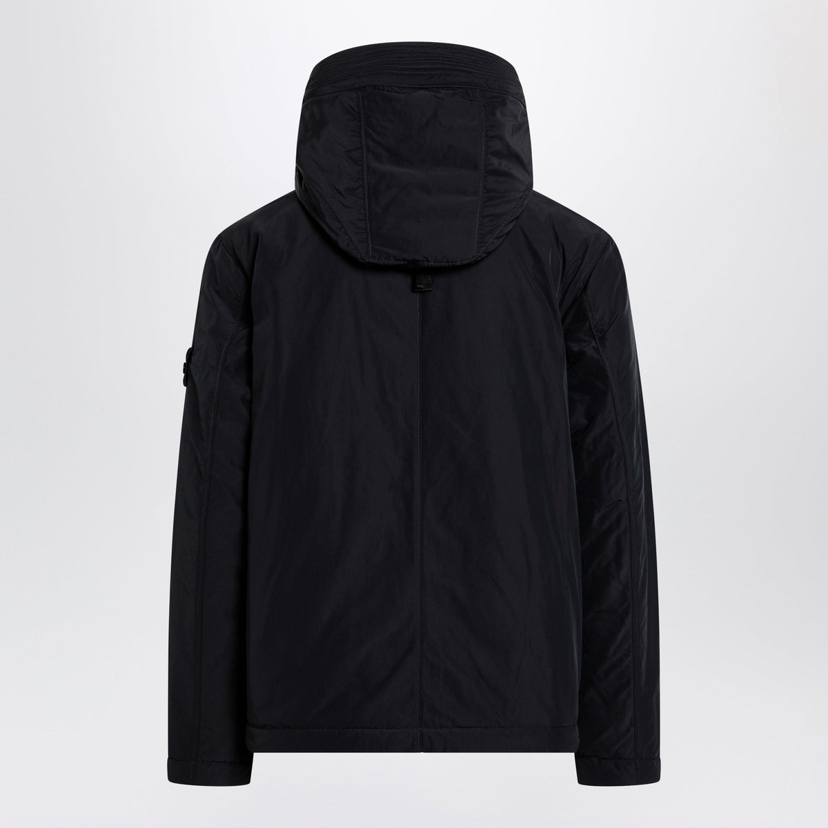 Stone Island Black Padded Zip-Up Jacket Men STONE ISLAND