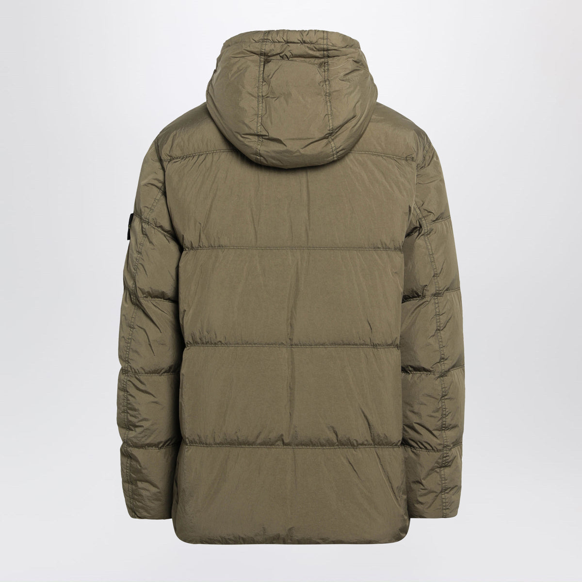 Stone Island Water-Repellent Puffer Jacket In Military Green Nylon Men STONE ISLAND