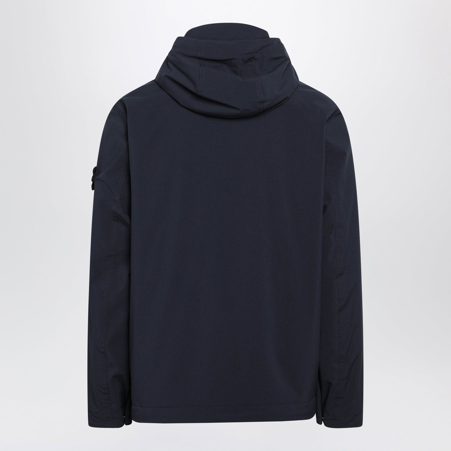 Stone Island Navy Blue Hooded Jacket Men STONE ISLAND
