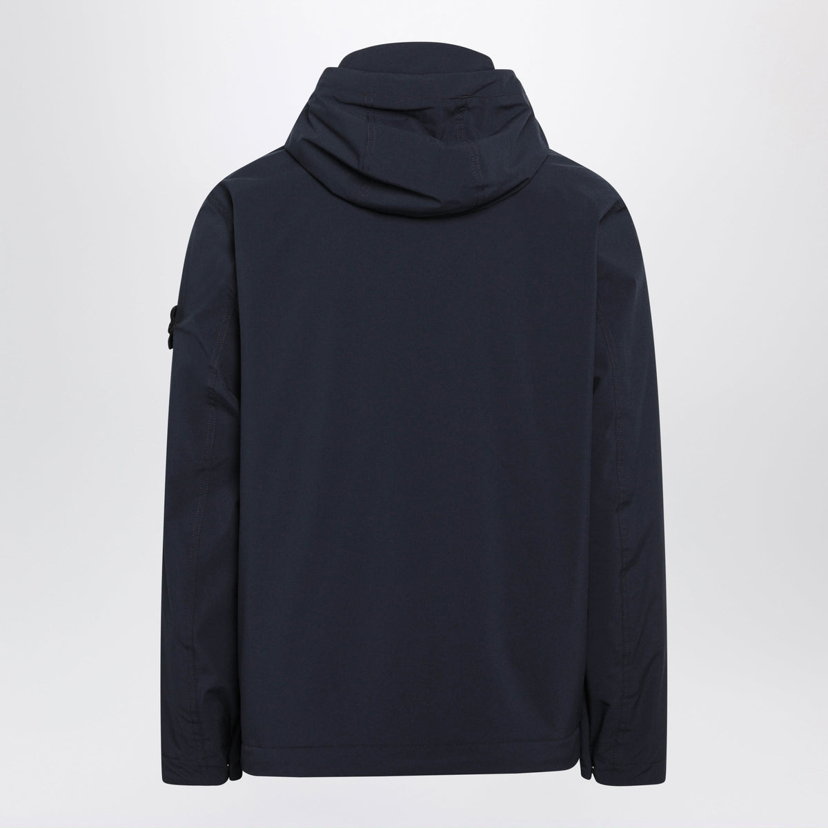 Stone Island Navy Blue Hooded Jacket Men STONE ISLAND