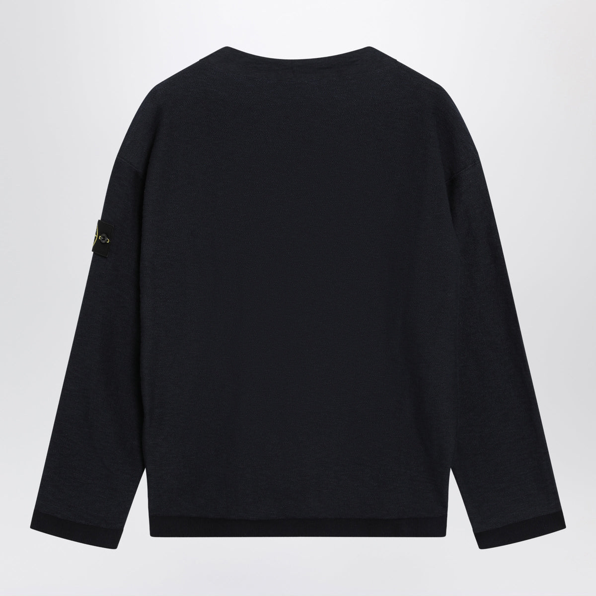 Stone Island Navy Blue Crater Neck Jumper Men STONE ISLAND