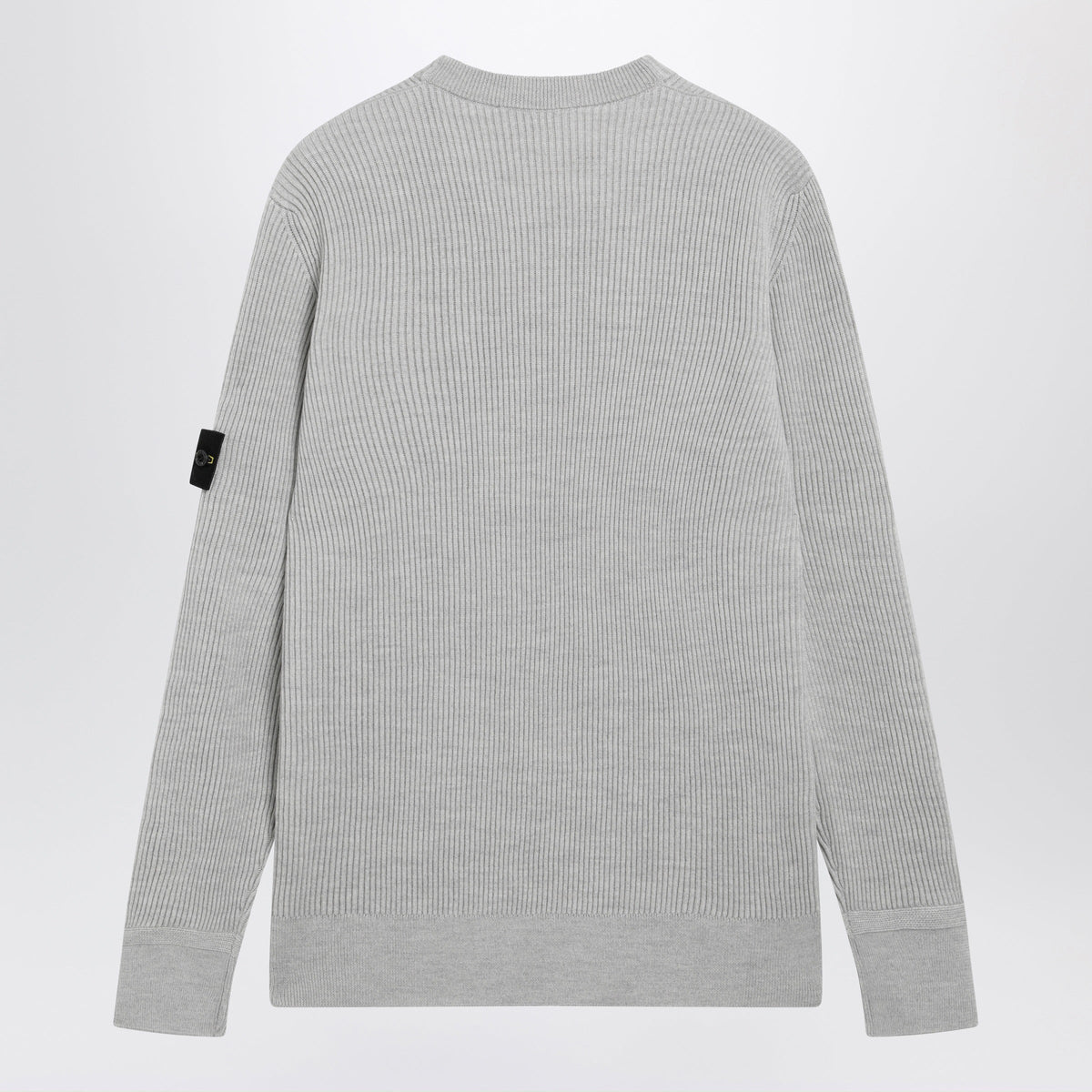 Stone Island Sand Ribbed Crew-Neck Sweater Men STONE ISLAND