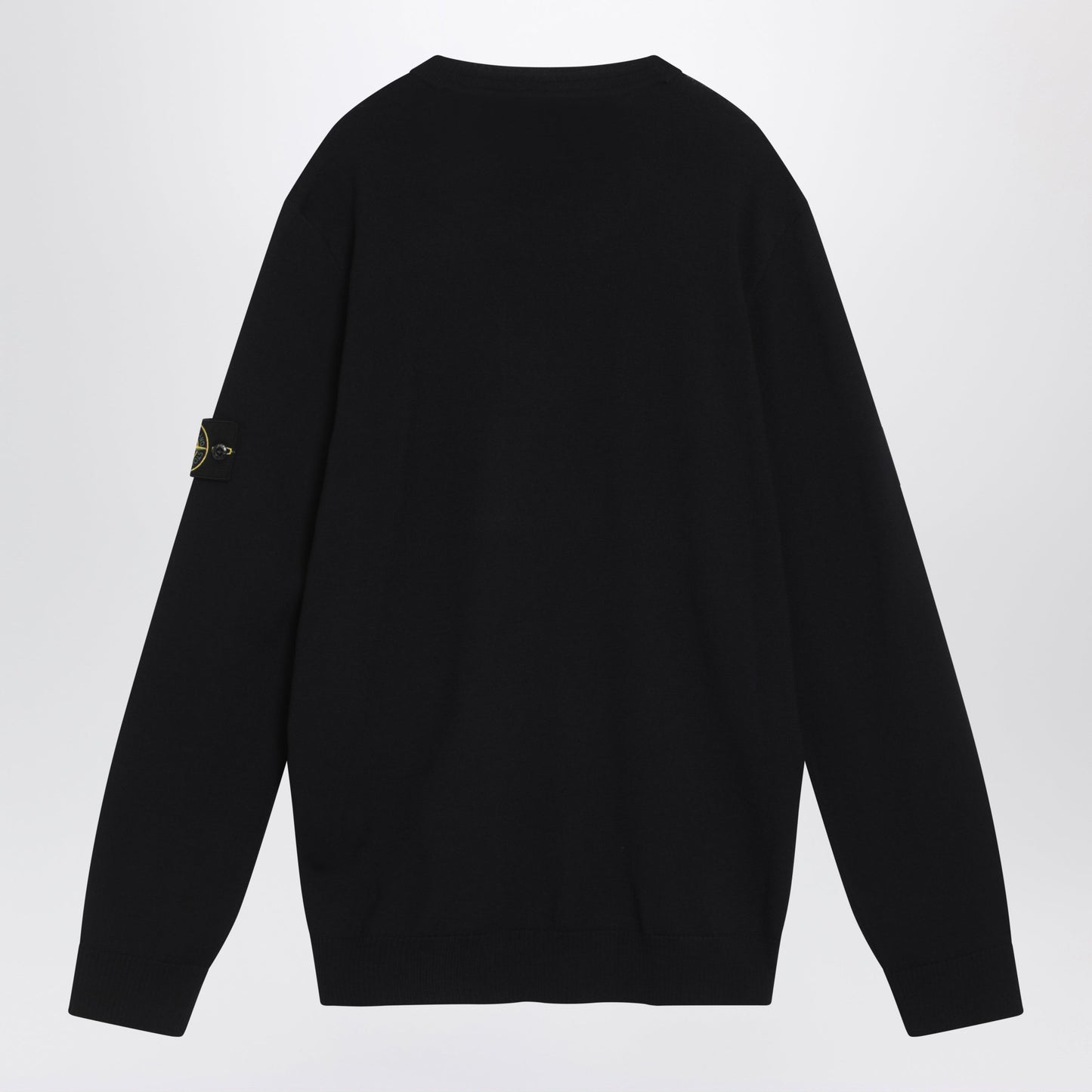 Stone Island Navy Blue Wool Crew-Neck Sweater Men STONE ISLAND
