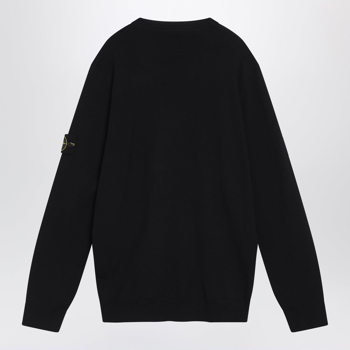 Stone Island Navy Blue Wool Crew-Neck Sweater Men STONE ISLAND