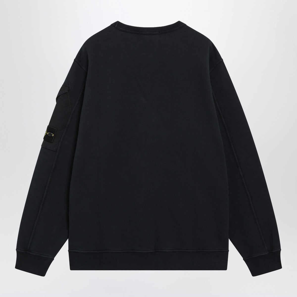 Stone Island Navy Blue Cotton Crewneck Sweatshirt Men STONE ISLAND
